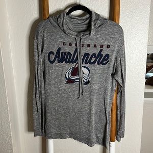 Cowl neck Colorado avalanche pull over NHL official merchandise